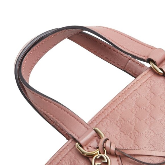 GUCCI Pink Leather Shoulder Bag - Picture 4 of 10